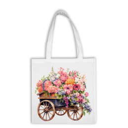 Bavlnená taška - Kvety 6