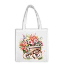 Bavlnená taška - Kvety 8