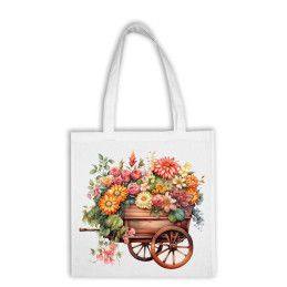 Bavlnená taška - Kvety 9