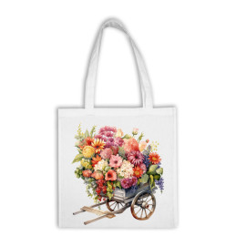 Bavlnená taška - Kvety 11